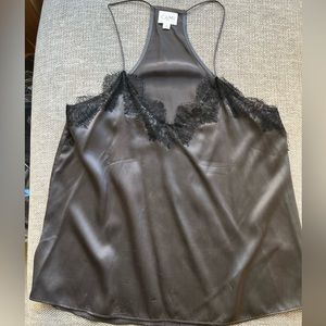 CAMI silk racer top